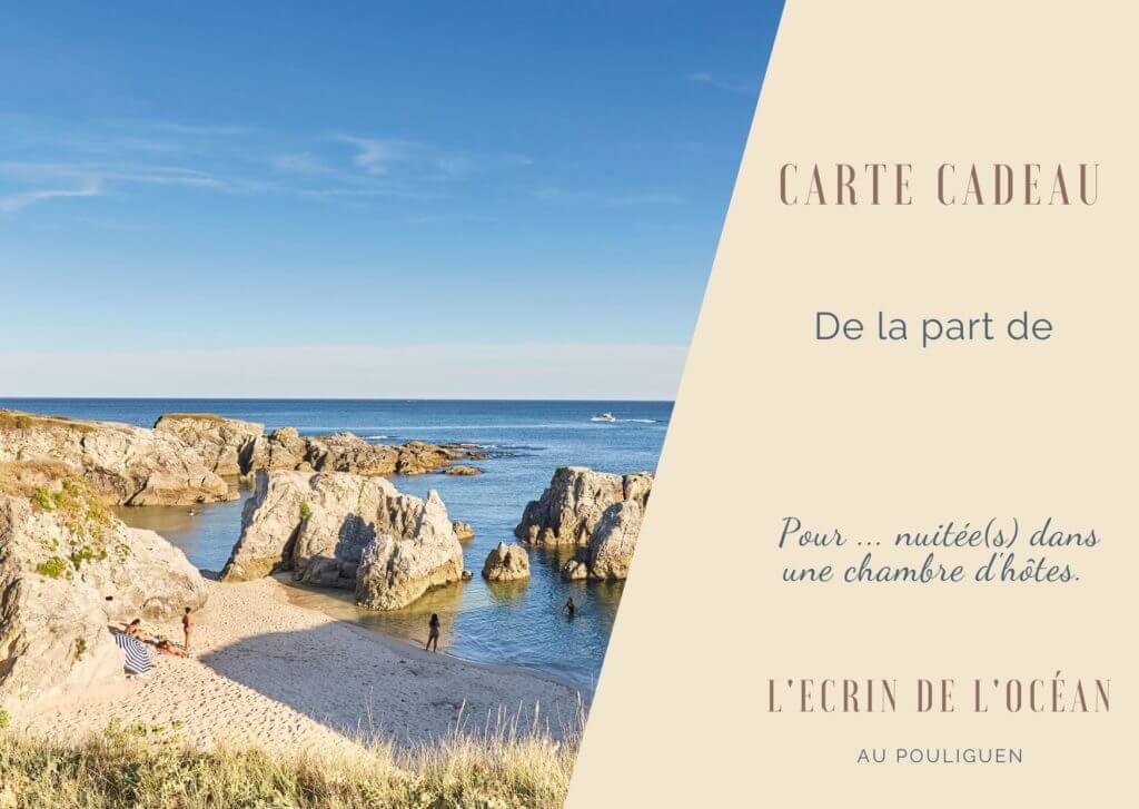 carte cadeau hotel chambre d'hôtes